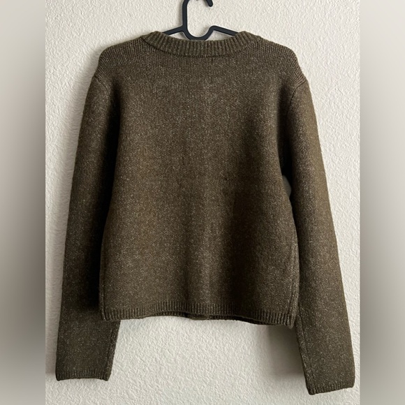 Reformation Olive Green Knit Cardigan - Picture 7 of 10